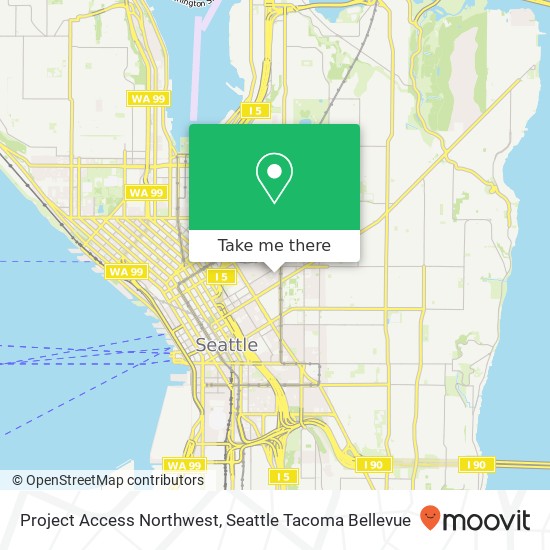 Project Access Northwest map