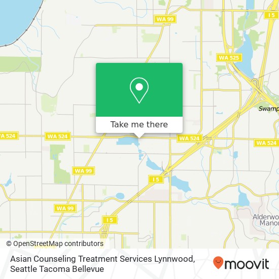 Asian Counseling Treatment Services Lynnwood map