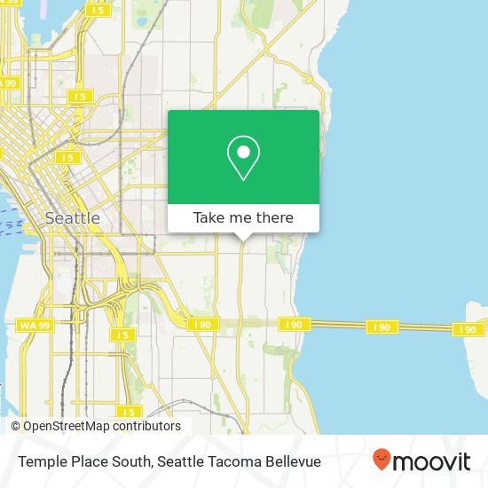 Mapa de Temple Place South
