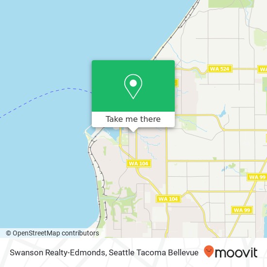 Mapa de Swanson Realty-Edmonds