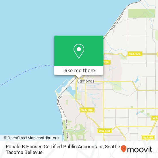 Mapa de Ronald B Hansen Certified Public Accountant