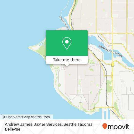 Andrew James Baxter Services map