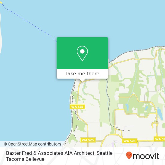 Baxter Fred & Associates AIA Architect map