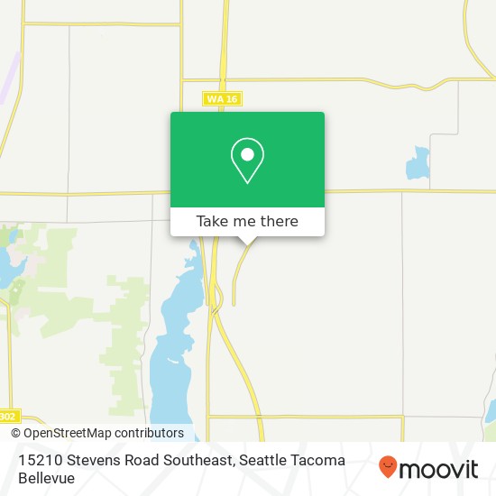 Mapa de 15210 Stevens Road Southeast