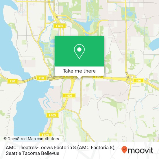 AMC Theatres-Loews Factoria 8 (AMC Factoria 8) map