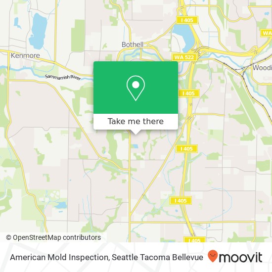 American Mold Inspection map