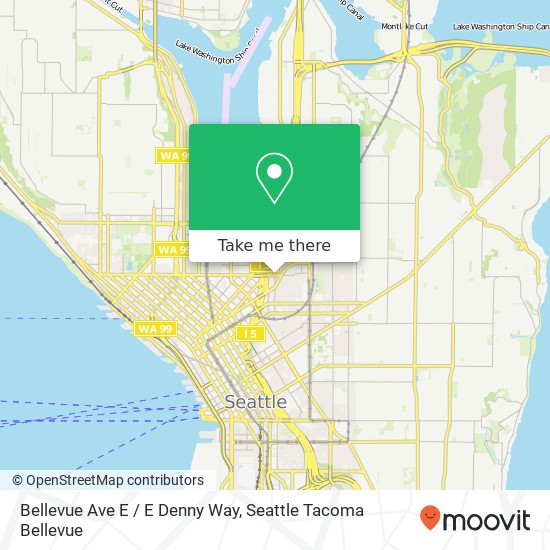 Bellevue Ave E / E Denny Way map