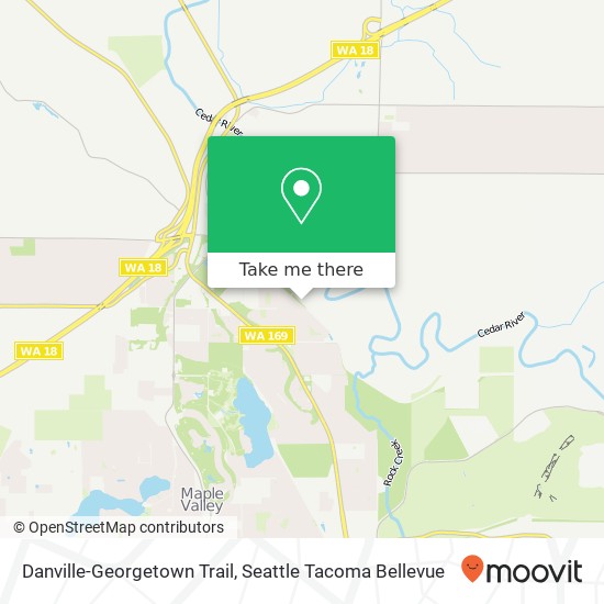 Danville-Georgetown Trail map