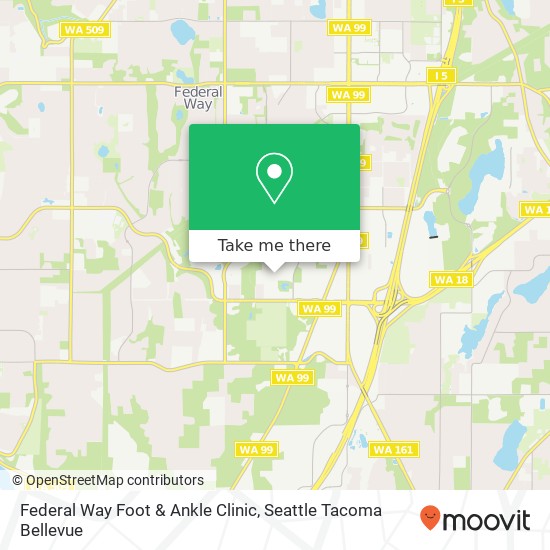 Federal Way Foot & Ankle Clinic map