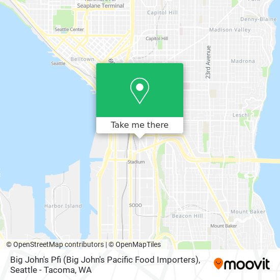 Mapa de Big John's Pfi (Big John's Pacific Food Importers)