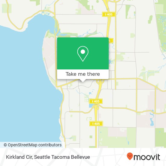 Mapa de Kirkland Cir