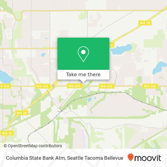 Columbia State Bank Atm map