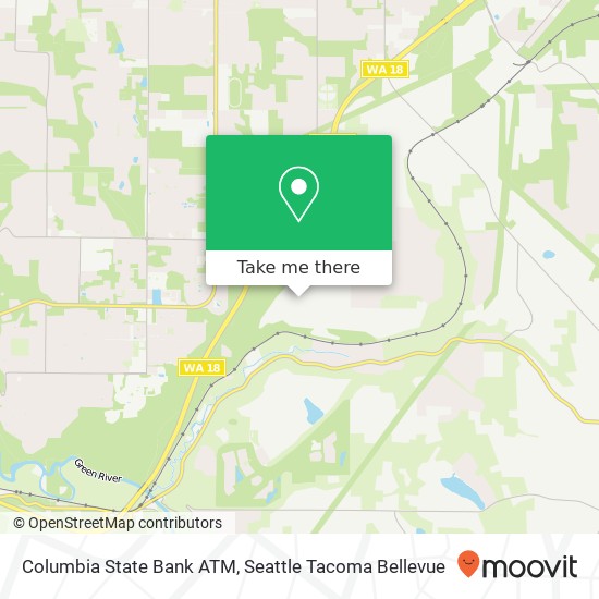 Columbia State Bank ATM map