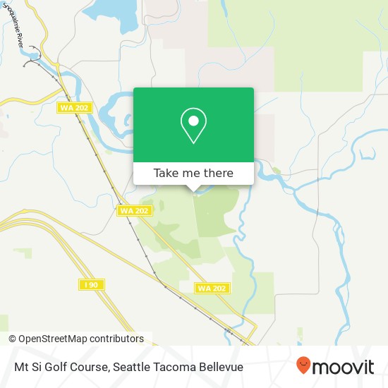 Mt Si Golf Course map