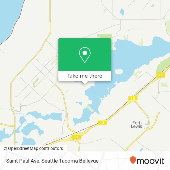 Mapa de Saint Paul Ave