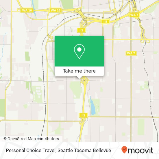 Mapa de Personal Choice Travel