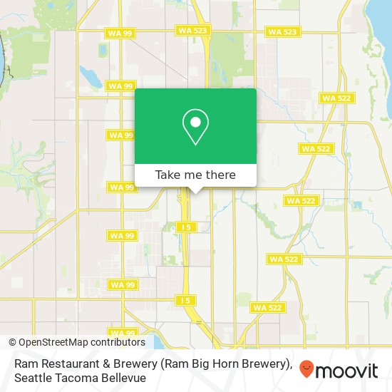 Mapa de Ram Restaurant & Brewery (Ram Big Horn Brewery)