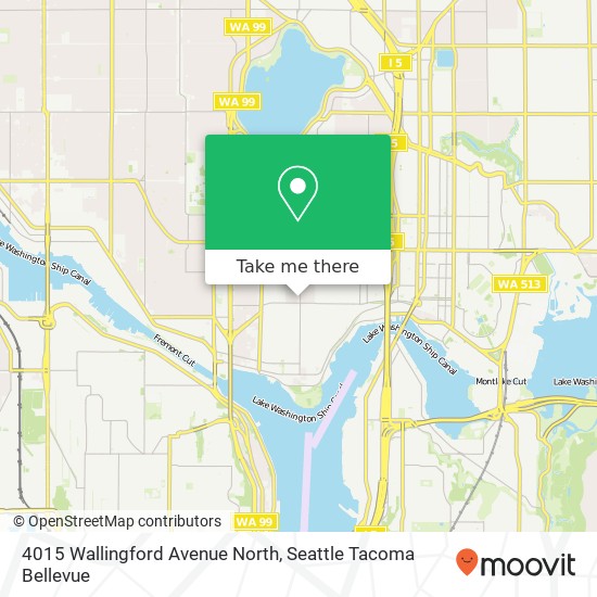 4015 Wallingford Avenue North map