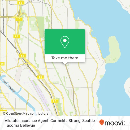 Allstate Insurance Agent: Carmelita Strong map