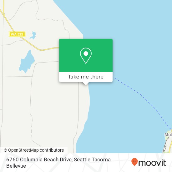 6760 Columbia Beach Drive map