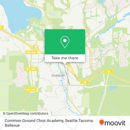 Common Ground Choir Academy map