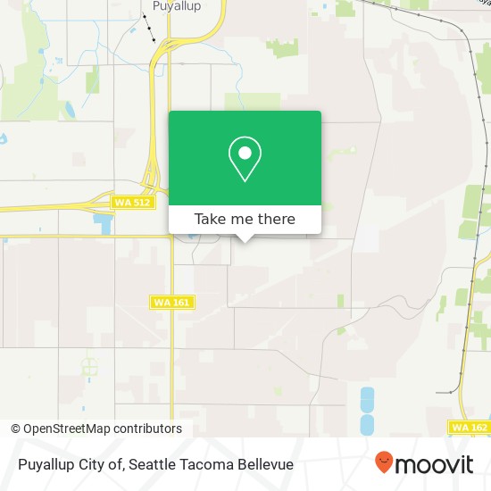 Puyallup City of map