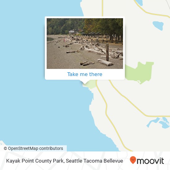 Kayak Point County Park map