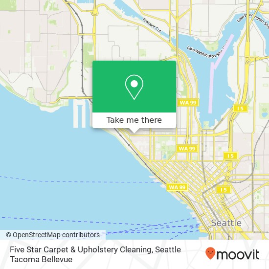 Mapa de Five Star Carpet & Upholstery Cleaning