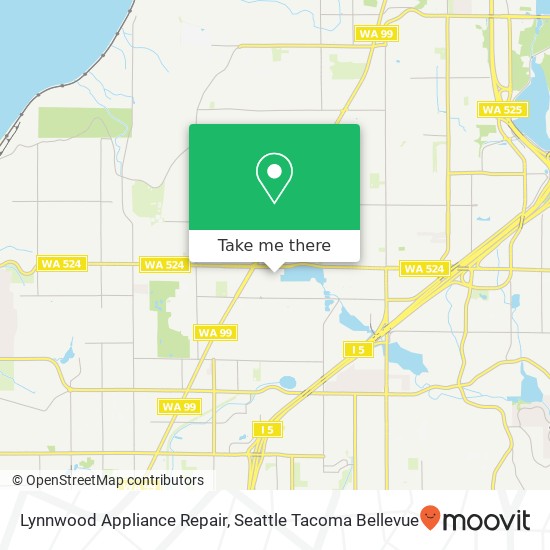 Mapa de Lynnwood Appliance Repair