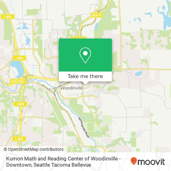 Kumon Math and Reading Center of Woodinville - Downtown map