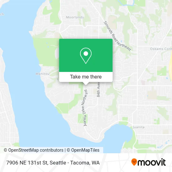 7906 NE 131st St map