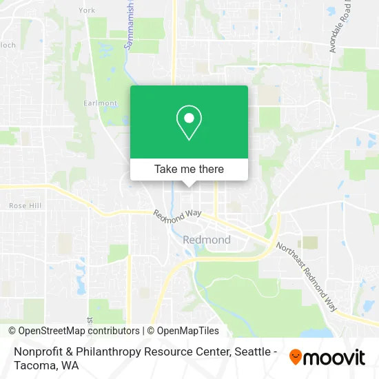 Nonprofit & Philanthropy Resource Center map
