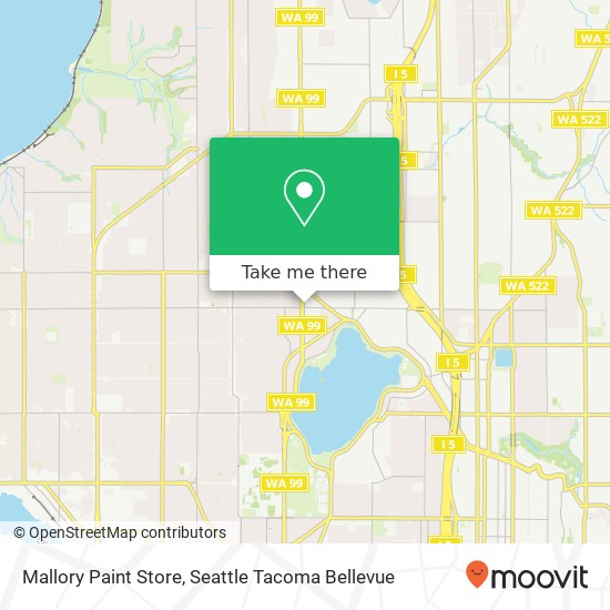 Mapa de Mallory Paint Store