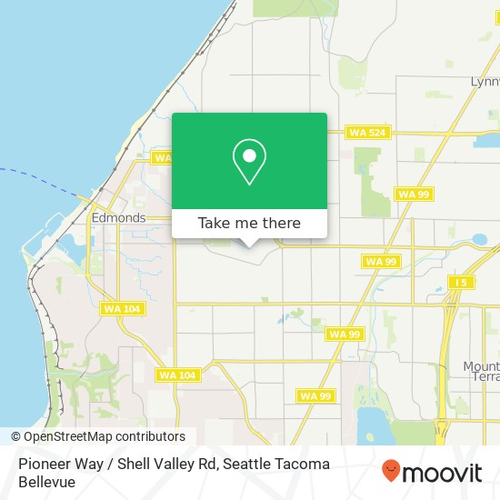 Pioneer Way / Shell Valley Rd map