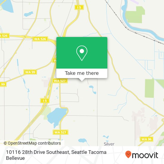 Mapa de 10116 28th Drive Southeast