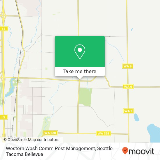 Mapa de Western Wash Comm Pest Management