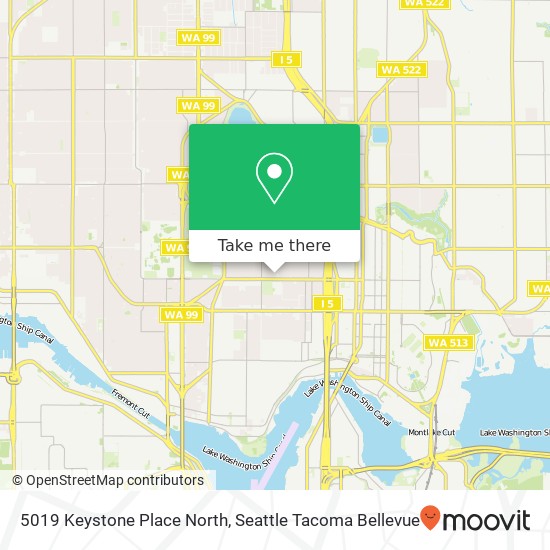 Mapa de 5019 Keystone Place North