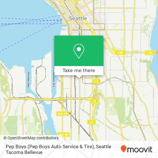 Pep Boys (Pep Boys Auto Service & Tire) map