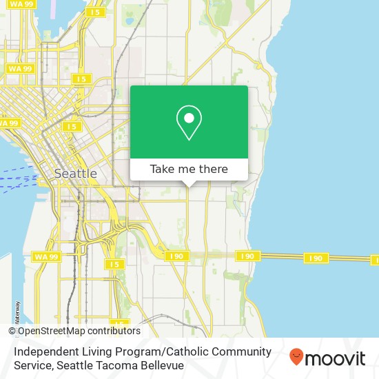 Mapa de Independent Living Program / Catholic Community Service