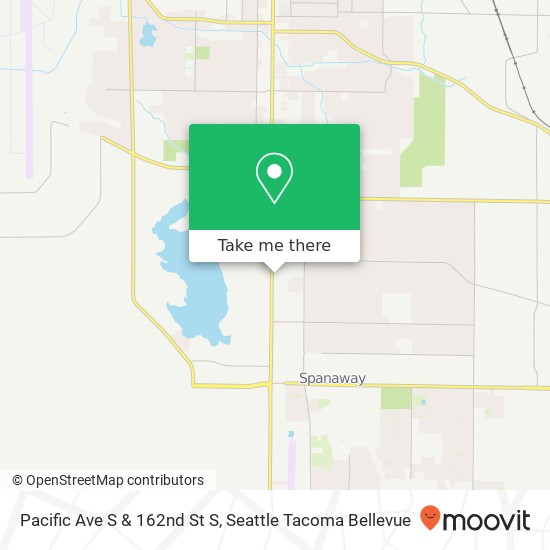 Pacific Ave S & 162nd St S map