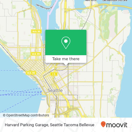 Harvard Parking Garage map