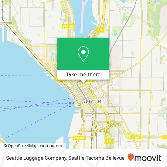 Mapa de Seattle Luggage Company