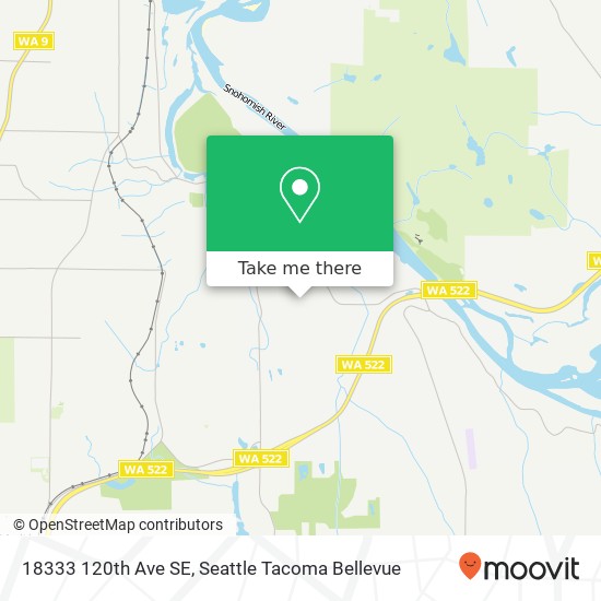 Mapa de 18333 120th Ave SE