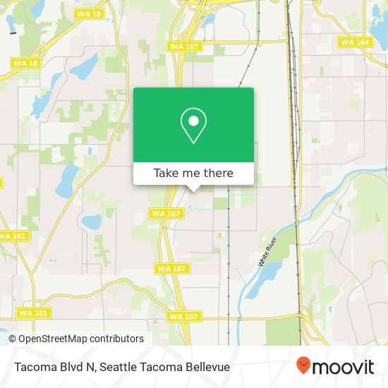 Tacoma Blvd N map