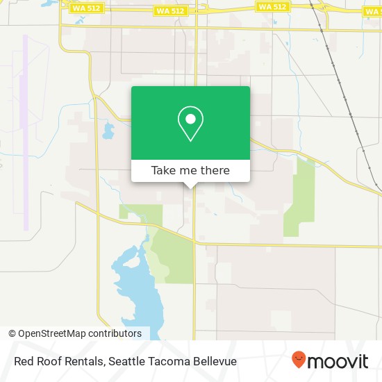 Red Roof Rentals map