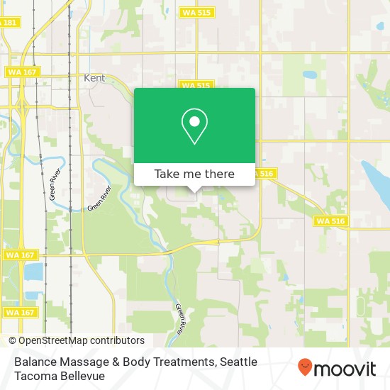 Balance Massage & Body Treatments map