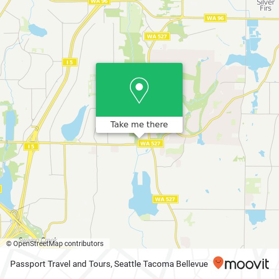 Mapa de Passport Travel and Tours