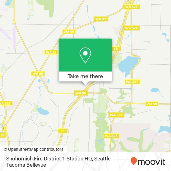 Mapa de Snohomish Fire District 1 Station HQ