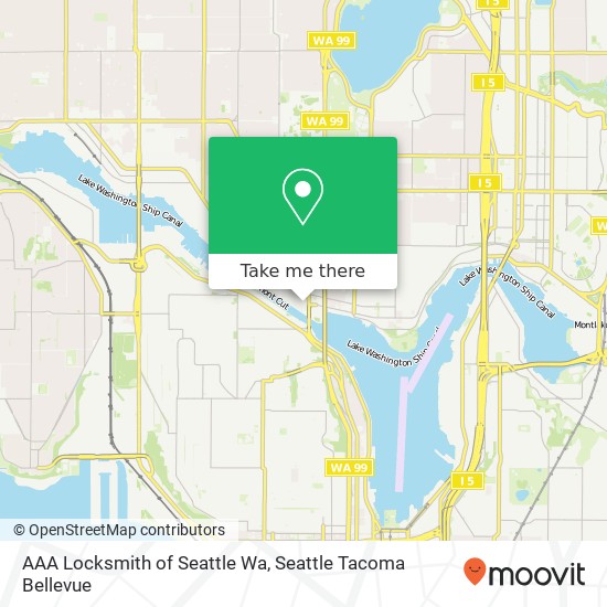 AAA Locksmith of Seattle Wa map
