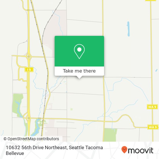 Mapa de 10632 56th Drive Northeast